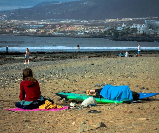 surfing course Tenerife